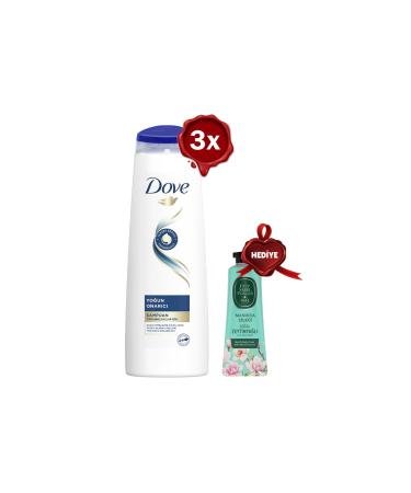 Dove Shampoo Intensive Repair 350 Ml X 3 Hand Cream Magnolia Gift