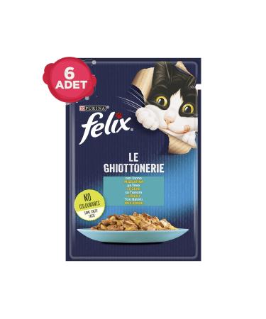 FELIX Felix Tuna Pouch Cat Wet Food Canned 6 X 85 Gr.