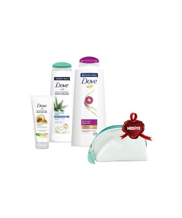 Dove Shampoo 600 Ml 400 Ml and Hair Conditioner Avocado Gift Bag