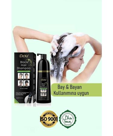 Dexe Black Hair Shampoo - Hair Blackening Shampoo 400 ml Large Size - Buy Online on GoSupps.com