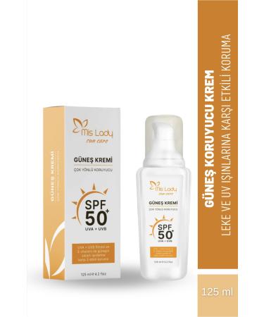 Mis Lady Spf50 Sun Cream-(125ML) Anti-Stain High Protection Brightening