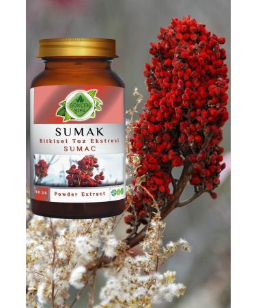 Gokcek Healing Sumac Powder Extract 100 Gr. Glass Jar