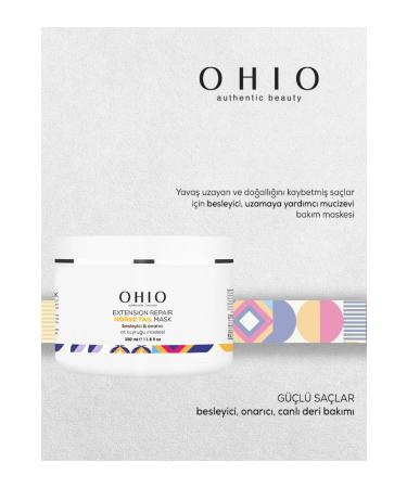 OHIO Horsetail Fast Growth Nourishing Repairing Hair Care Mask 350ml - Buy Online on GoSupps.com