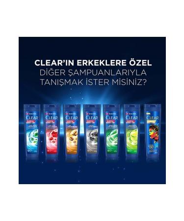 Clear Men Anti-Dandruff Shampoo Cool Sport Menthol Refreshing Menthol Effect 350 Ml - Buy Online on GoSupps.com