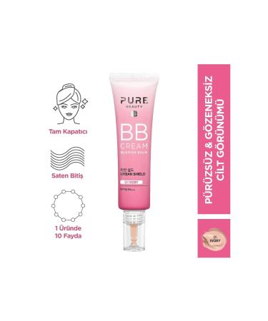 PURE BEAUTY Bb Cream Spf50 Pa+++ Ivory 30 ml