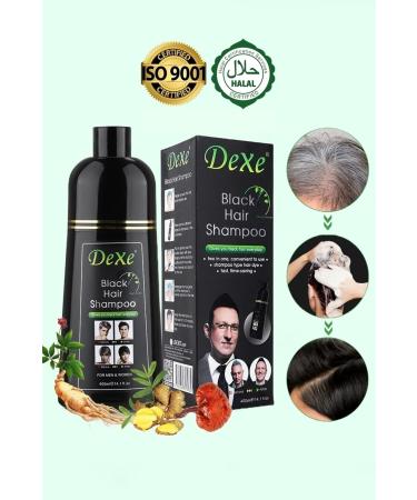 Dexe Black Hair Shampoo - Hair Blackening Shampoo 400 ml Large Size - Buy Online on GoSupps.com
