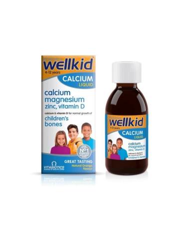 Wellkid Wellkid Calcium Liquid Syrup 150 ml 5021265251407