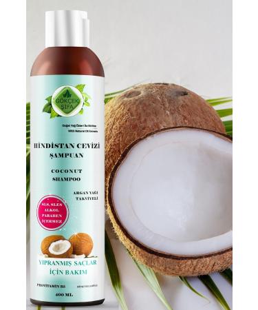 Gokcek Healing Coconut Shampoo 400ml - (For Damaged Hair) - Buy Online on GoSupps.com