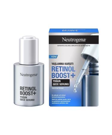 Neutrogena Retinol Boost+ Anti-Aging Anti-Wrinkle and Anti-Dark Spot Intensive Night Serum 30 Ml - Buy Online on GoSupps.com