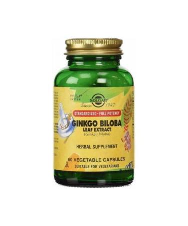 Solgar Ginkgo Biloba Leaf Extract 60 Capsules