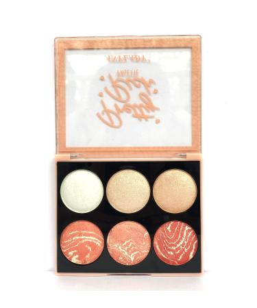 Roesia Rose Cosmetics Rose Rich Baked 6-Piece Illuminator & Blusher - Highlighters & Blusher