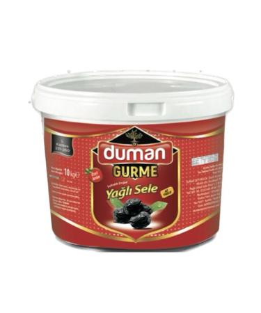 DUMAN GURME First Quality Breakfast Gemlik Black Olives L (230-260) Klb 10 Kg - Buy Online on GoSupps.com