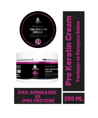 SheON Pro Keratin Therapy Monthly Lasting Care Silky and Straight Hair Brazilian Blow Dry Miraculous Cream