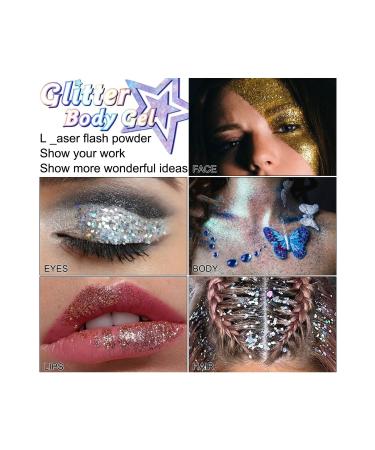 ROWENAROSE Face and Body Brightening Glitter Gel 30gr - Buy Online on GoSupps.com