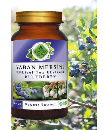 Gokcek Healing Blueberry Powder Extract (BLUEBERRY POWDER EXTRACT) 100 Gr. Glass Jar - Buy Online on GoSupps.com