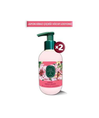 Ey p Sabri Tuncer Japanese Cherry Blossom Hand and Body Lotion 280 Ml X 2
