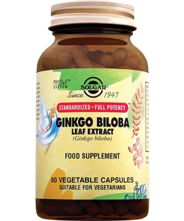 Solgar Ginkgo Biloba Leaf Extract 60 Capsules