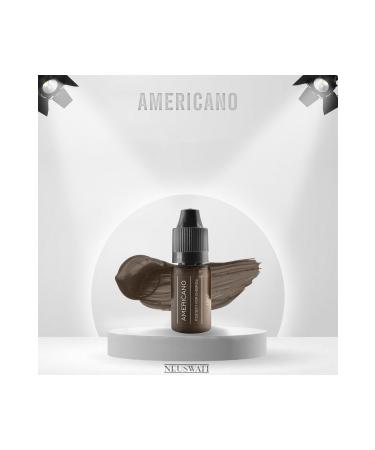 Neuswati Permanent Make-up Pigment Powderblading Americano (DARK BROWN) 15 ml