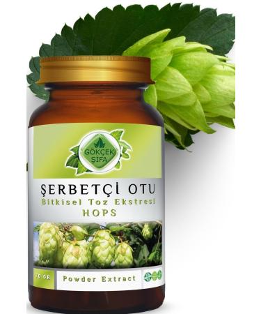 Gokcek Healing Hops Powder Extract 70 Gr Glass Jar - Buy Online on GoSupps.com