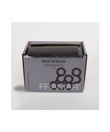 Framar Black Thermal Embossed Foil 98m