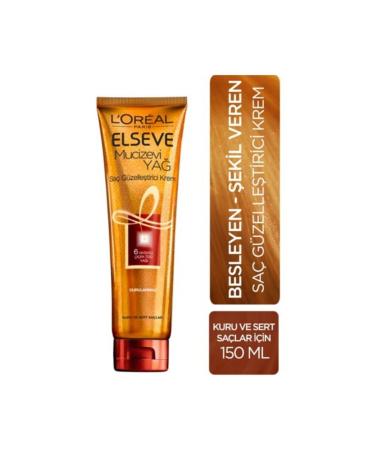 Elseve Miraculous Oil Hair Beautifying Cream Dry and Hard Hair 150 Ml