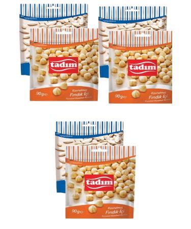 Tad m Unsalted Pumpkin Seeds 80 Gr X 3 Pieces Roasted Hazelnut Kernels 90 Gr X 3 Pieces