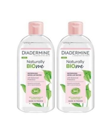 Diadermine Naturally Bio Me Refreshing Micellar Make-Up Remover Water X 2 Pieces