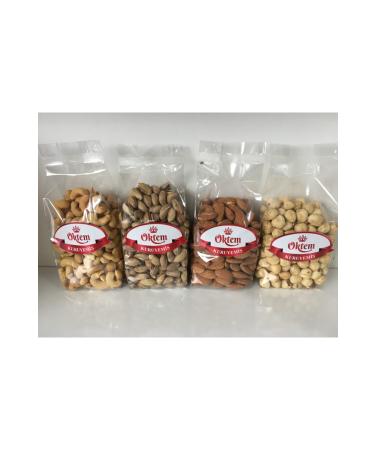 Oktem Super Lux Mixed 1 Kg (Pistachio-Almond-Hazelnut-Cashew) - Buy Online on GoSupps.com