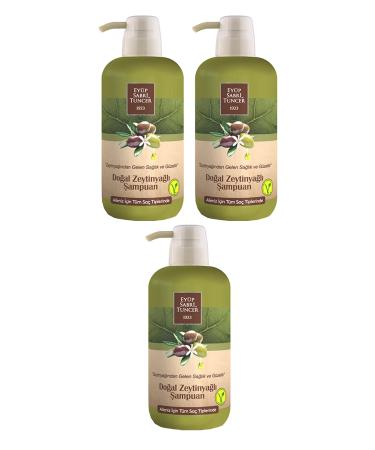 Ey p Sabri Tuncer Natural Olive Oil Shampoo 600 Ml X 3 Pieces