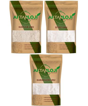 1 Kg Einkorn Flour + 1 Kg Kav lca Bulgur Flour + 1 Kg Karak l k Wheat Flour