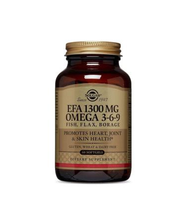 Solgar Efa 1300 mg Omega 3-6-9 Fish Flax Borage