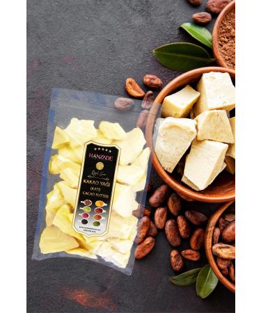 Hanzade Herbal Edible Pure Solid Cocoa Butter 250 Gr - Buy Online on GoSupps.com
