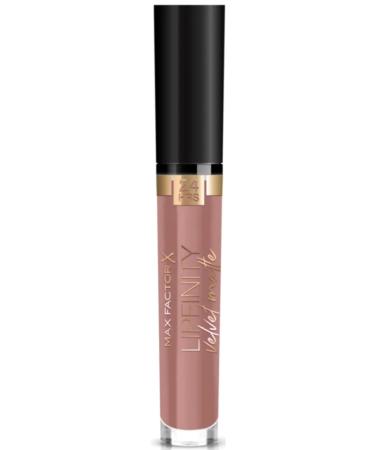 Max Factor Lipfinity Velvet Moisturizing Long-Lasting Matte Lipstick 35 Elegant Brown