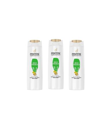 Pantene Natural Synthesis Power and Shine 3 in 1 Shampoo 350 Ml 8006540476307 (3 Pieces)