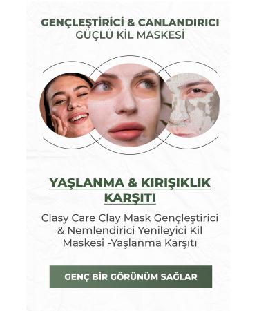 Clasy Care Care Clay Mask Centella Asiatica & Grape Seed 100 ml - Buy Online on GoSupps.com