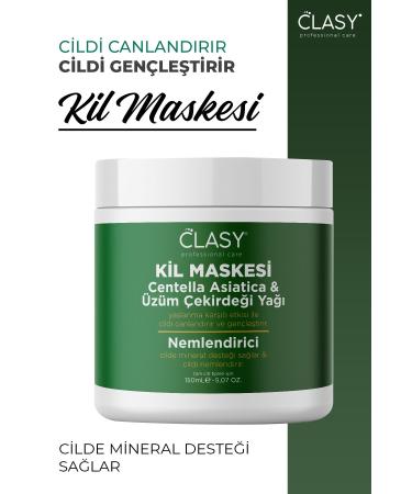 Clasy Care Care Clay Mask Centella Asiatica & Grape Seed 100 ml - Buy Online on GoSupps.com