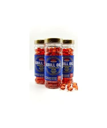 Vitapol Krill Oil Complex Astaxanthin Choline Phosphatidylserine Omega3 Epa Dha 200 Capsules 3 Pieces