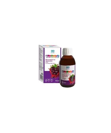 Liquid Food Supplement Containing Resverol Resveratrol And Quercetin 150 ml