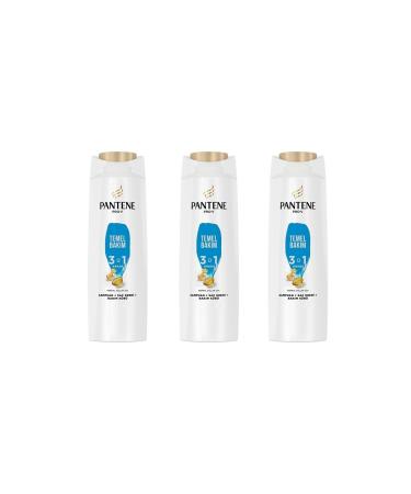 Pantene Basic Care 3 in 1 Shampoo 350 Ml 8006540477007 (3 Pieces)