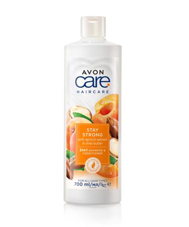 Avon Care Apricot and Shea Extract Shampoo and Conditioner 700 Ml.