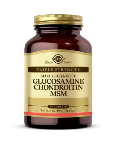 Solgar Glucosamine Chondroitin Msm 60 Tablet (GLUCOSAMINE CHONDROITIN MSM 60) - Buy Online on GoSupps.com