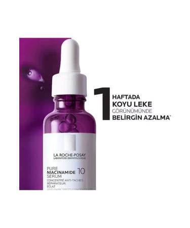 La Roche Posay Pure Niacinamide Serum 10 Dark Spots Skin Tone Equalizing Serum 30ml 7100461 - Buy Online on GoSupps.com