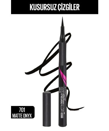 Maybelline New York Black Eyeliner - Hyper Precise All Day Eyeliner Matte Black 3600531502768
