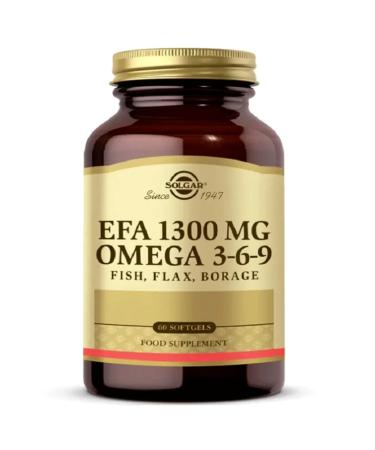 Solgar Efa 1300 mg Omega 3-6-9 Fish Flax Borage - Buy Online on GoSupps.com