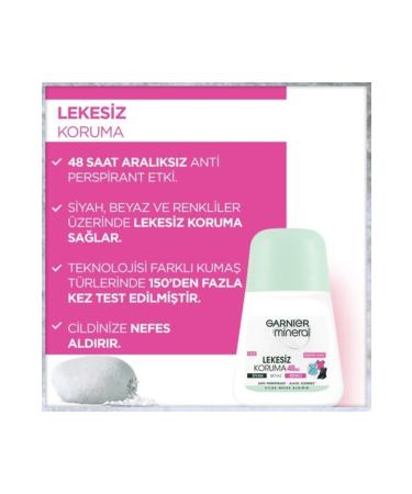 Garnier Mineral Spotless Protection Roll-on 50 Ml X2 - Buy Online on GoSupps.com