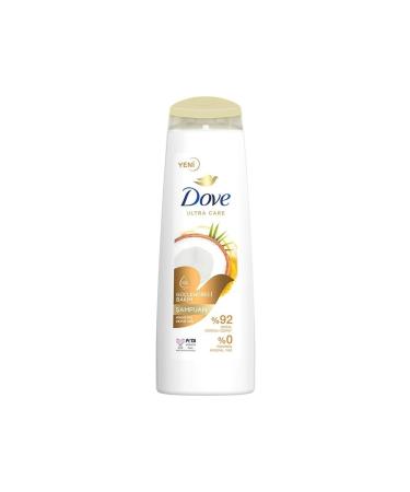 Dove Ultra Care Hair Care Shampoo Strengthening Care Coconut Oil 400 Ml - Buy Online on GoSupps.com