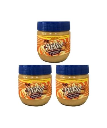 FitNut Crunchy Peanut Butter with Chips 360 gr X 3