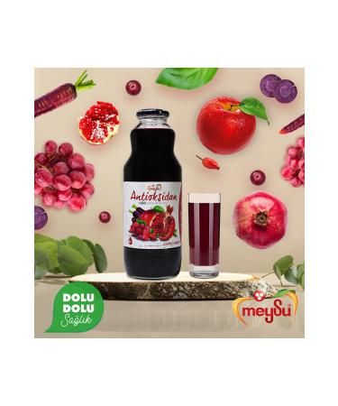 Meysu Antioxidant 0 Mixed Fruit Juice 1 liter X 6 Pieces