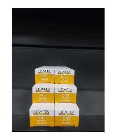 Lilafix 6.0 Dark Blonde Cream Hair Dye 60mlx6 Pieces..keuskozmetik050464