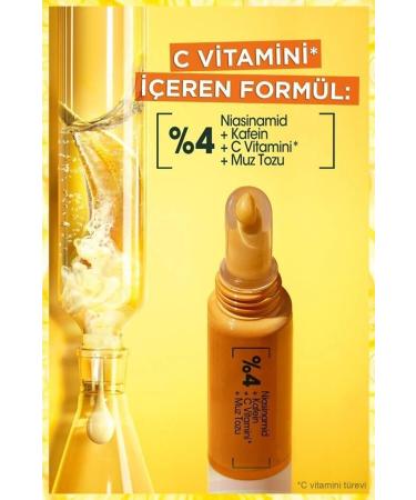 Garnier Vitamin C Skin Tone Equalizing and Brightening Eye Cream 15 / Ml - Buy Online on GoSupps.com